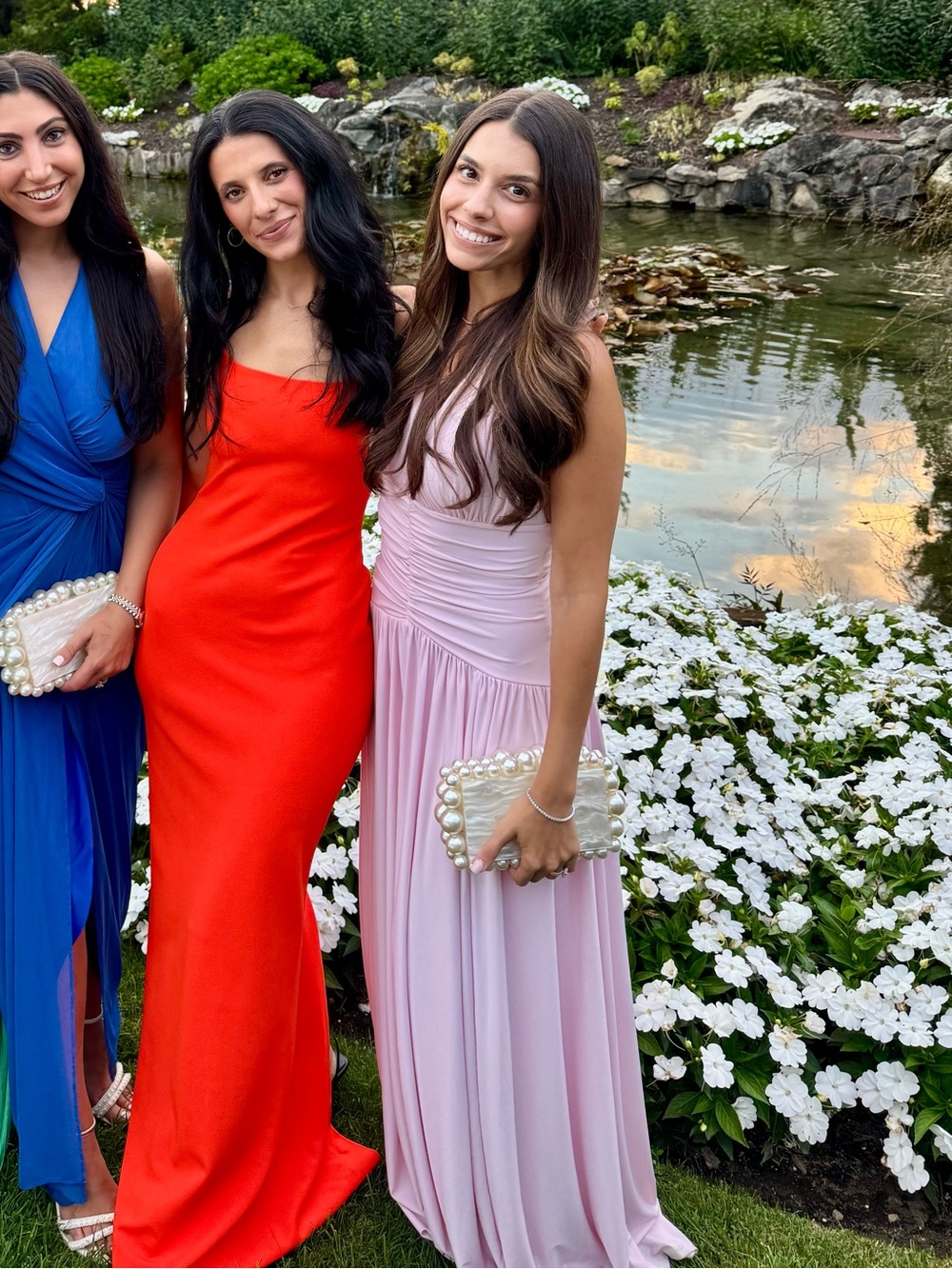 Pink Ruched Halter Maxi Dress - Picture 3 of 4